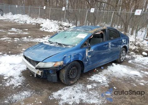 2011 Honda Civic Lx из США, поврежденный, VIN 2HGFA1F58BH543841